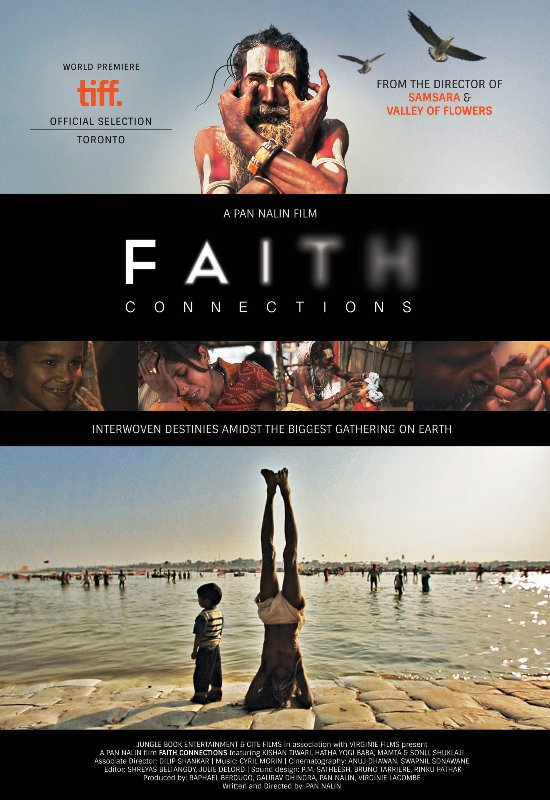 A poster of Faith Connections, a documentary made by Pan Nalin
