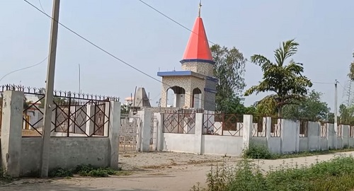 A temple built by Rajpal Yadav