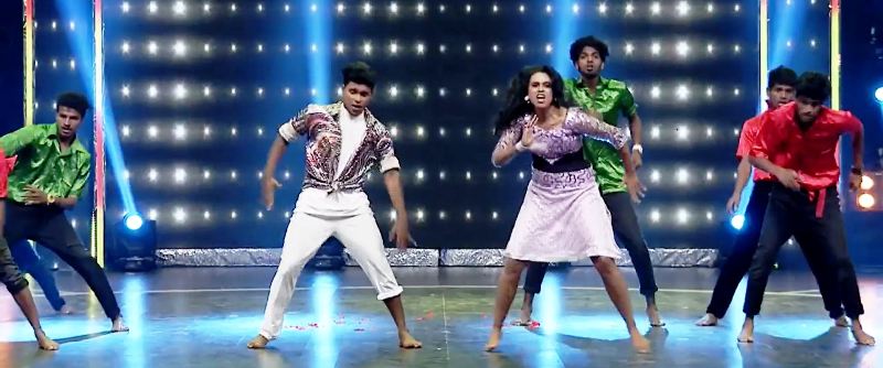 Abhinayashree in Dance Jodi Dance (season 2)