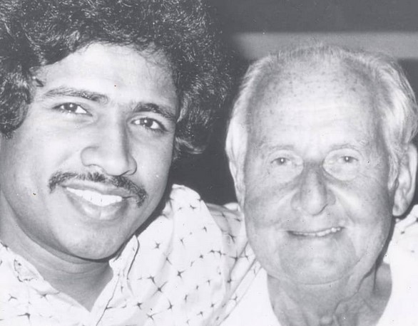An old picture of L Subramaniam with Stephane Grappelli