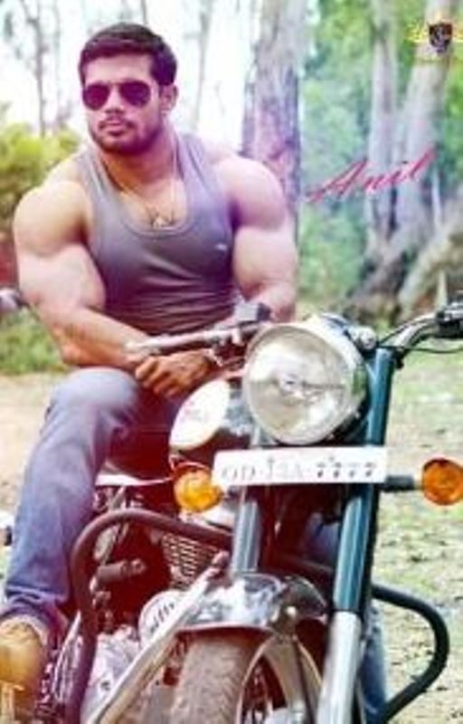 Anil Gochikar with his motorcycle