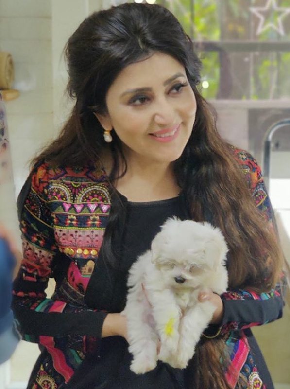 Archana Kochhar with her dog, Joy