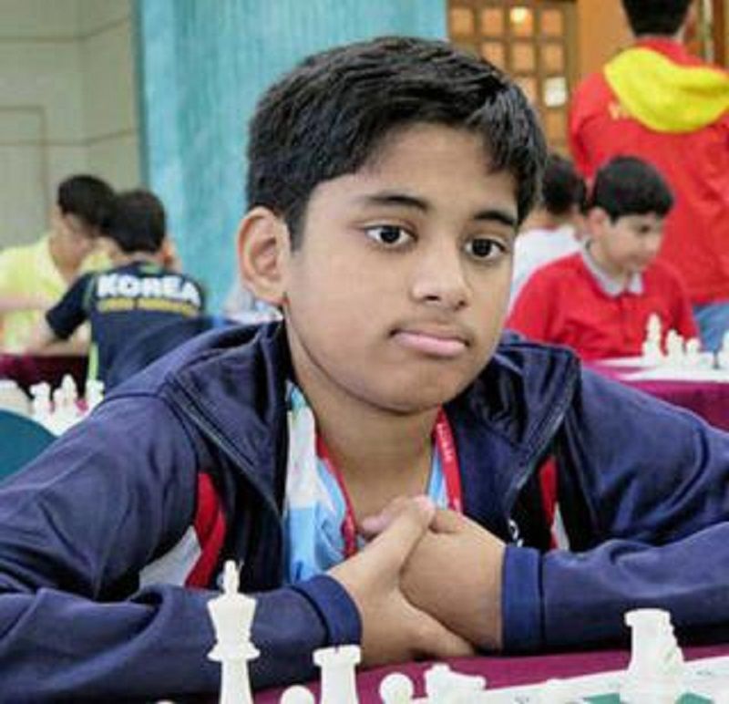 Arjun Erigaisi at the Asian Youth Championship 2015