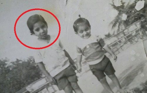 Chalaki Chanti's childhood photo with his brother