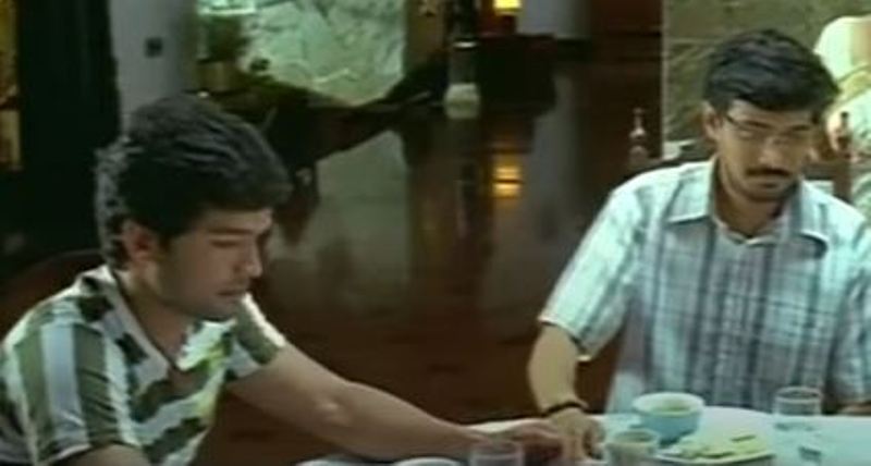 Diganth Manchale (left) in a still from the film 'Gaalipata' (2008)