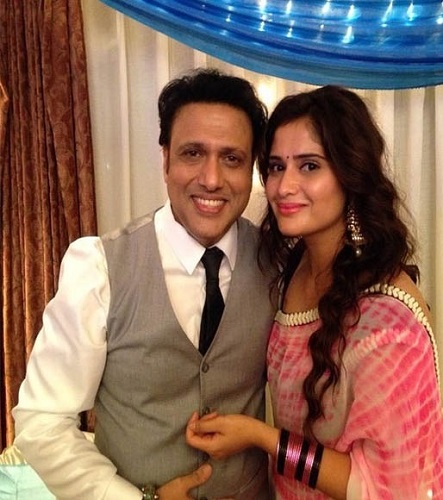 Govinda with his niece Arti Singh