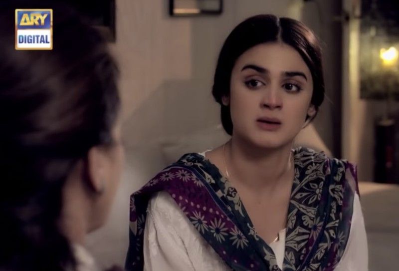 Hira Mani as Zaira in the drama 'Ghalati'