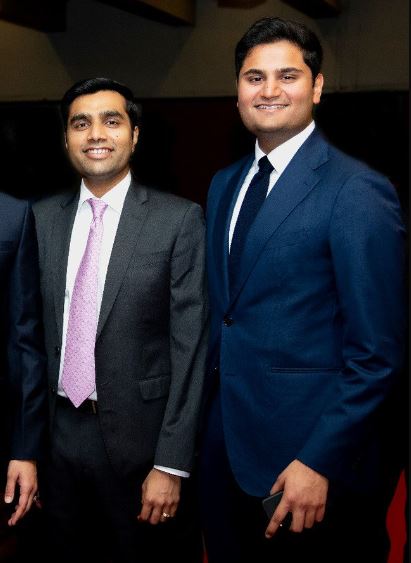Jeet Adani with his brother