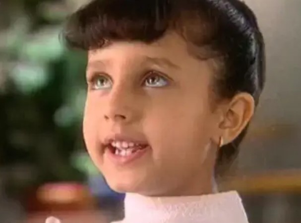 Jhanak Shukla in a still from the television serial Karishma Ka Karishma in 2003