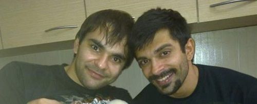 Karan Singh Grover with his brother