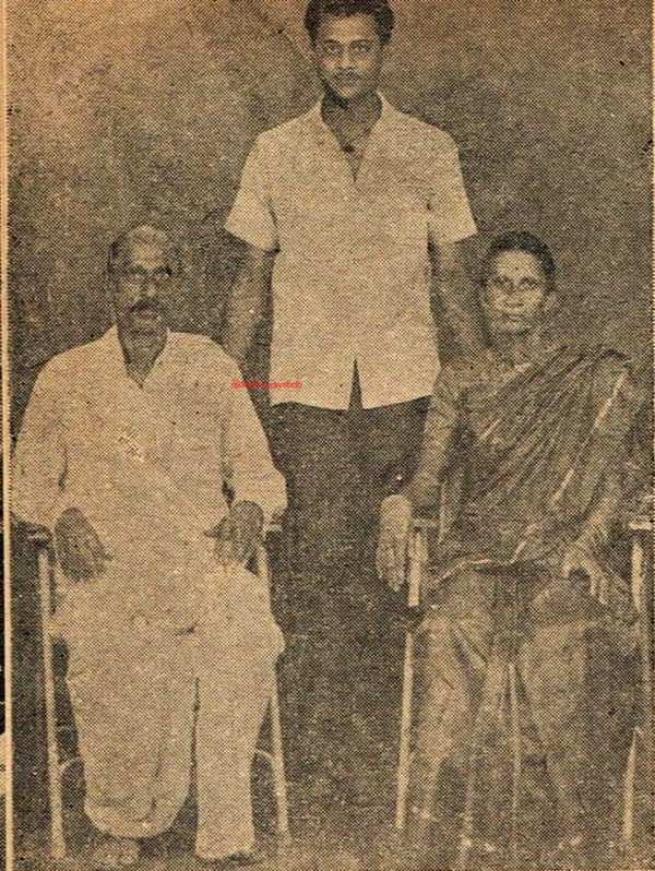 Krishnam Raju with his parents