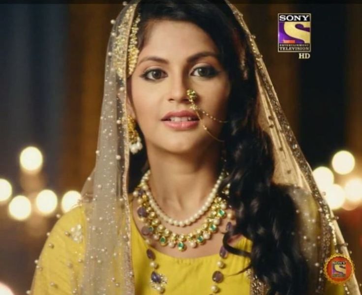 Megha Chakraborty in a still from the television show Peshwa Bajirao