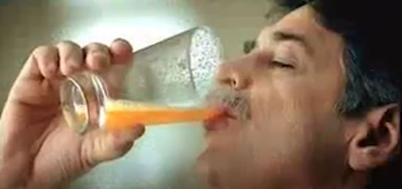 Micky Makhija (protagonist) in a still from the Mirinda commercial
