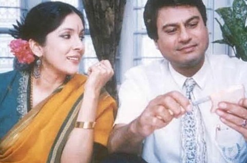 Neena Gupta in a still from the television serial Saans