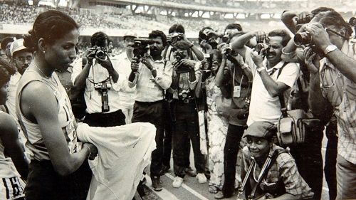 P. T. Usha at the 1985 Jakarta Asian Championship
