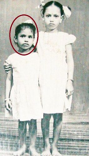 P. T. Usha's childhood picture