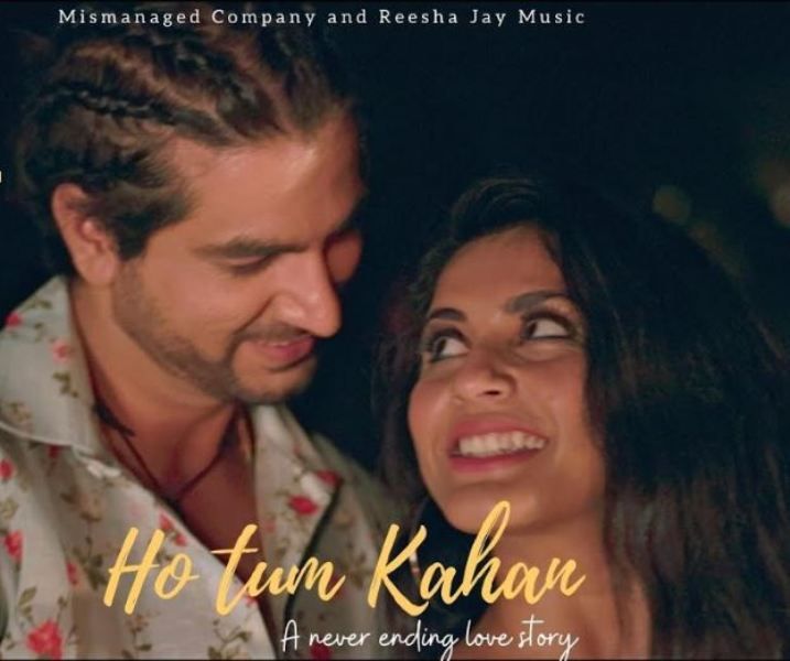 Poster of Megha Chakraborty's debut music video Ho Tum Kahan
