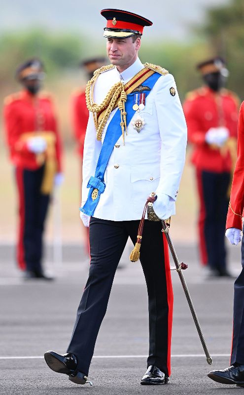 Prince William in Blues and Royals uniform