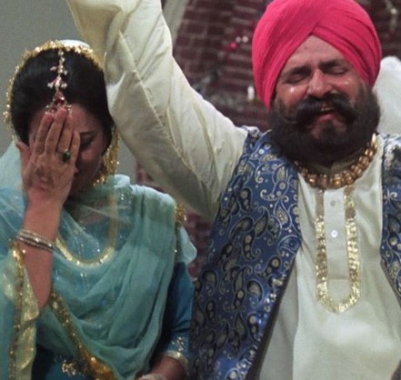 Prithviraj Kapoor in a still from the movie Nanak Naam Jahaz Hai