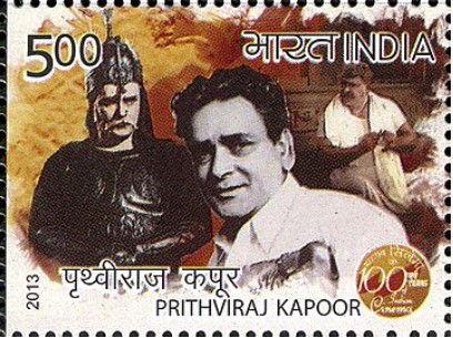 Prithviraj Kapoor on the 2013 stamp of India