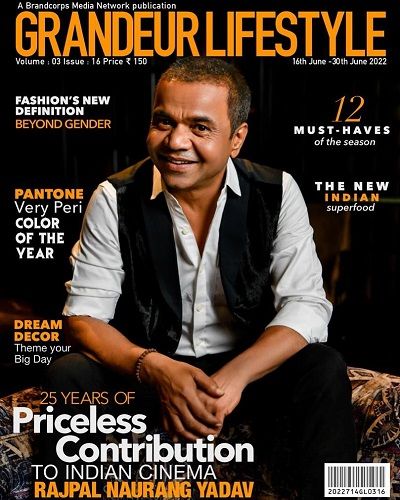 Rajpal Yadav featured on a magazine cover