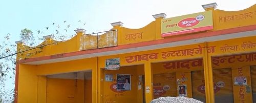 Rajpal Yadav's shops in his village