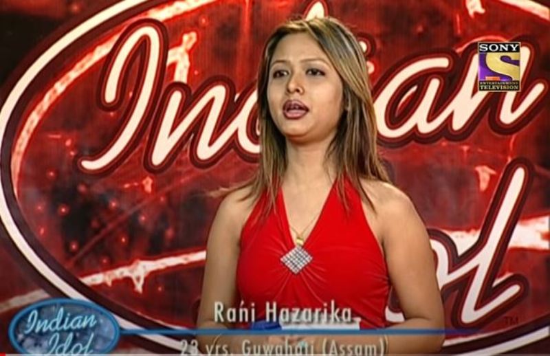 Rani Hazarika during Indian Idol season-3 auditions in 2007