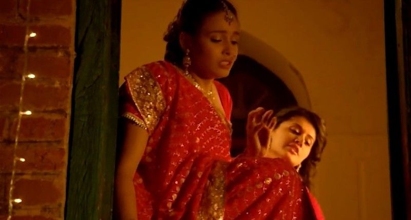 Richa Meena in a still from her debut film Running Shaadi (2017)