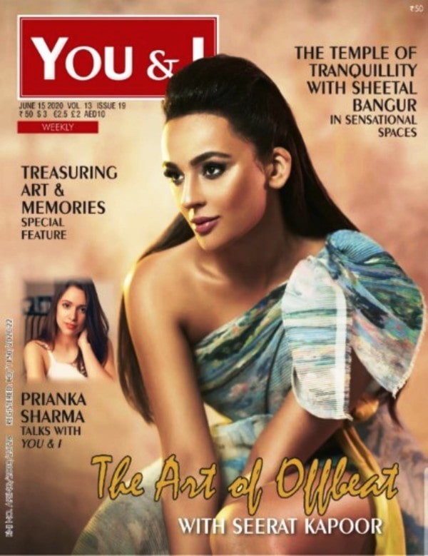 Seerat Kapoor on the cover of You & I magazine