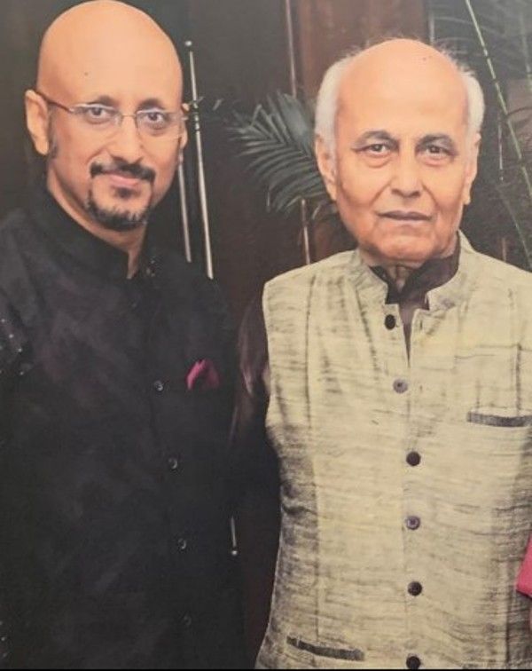 Shantanu Moitra and his father, Sailesh Moitra