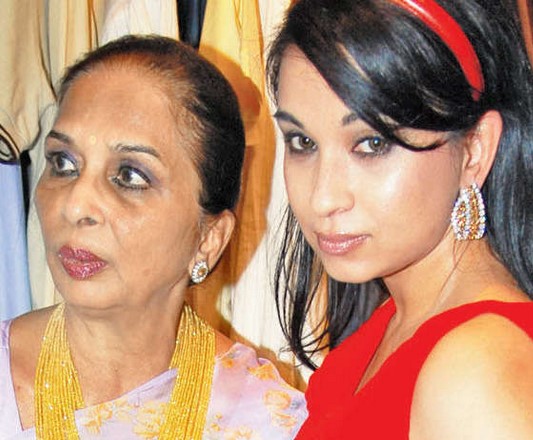 Sheetal Mafatlal and her mother