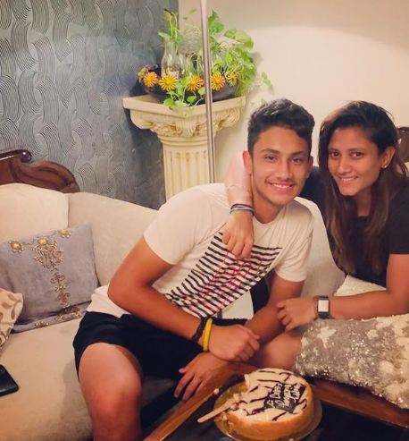 Taniya Bhatia and her brother