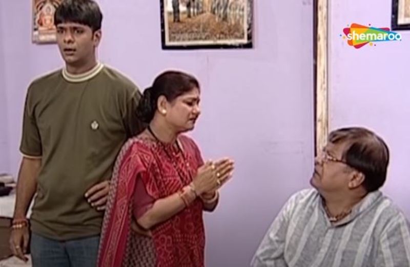Tanmay Vekaria (left) in a still from the play Ghar Ghar Ni Vaat (2009)