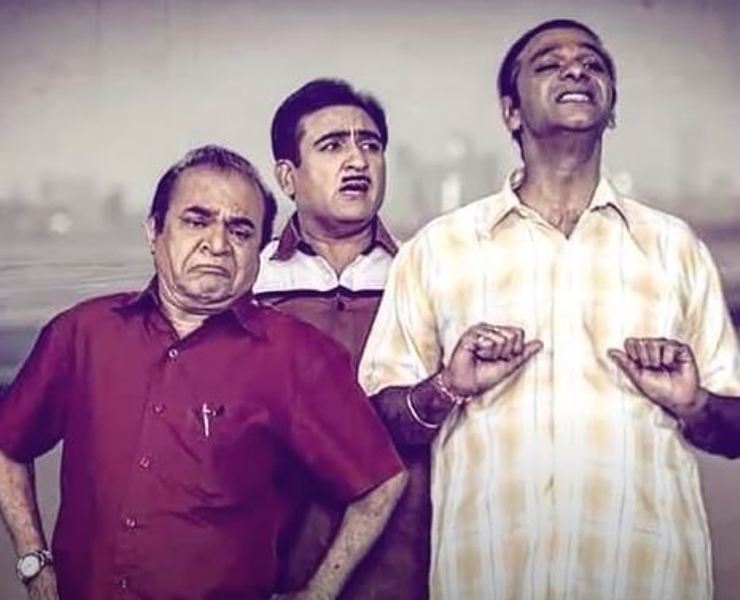 Tanmay Vekaria (right) as Bagha in a still from the TV show Taarak Mehta Ka Ooltah Chashmah