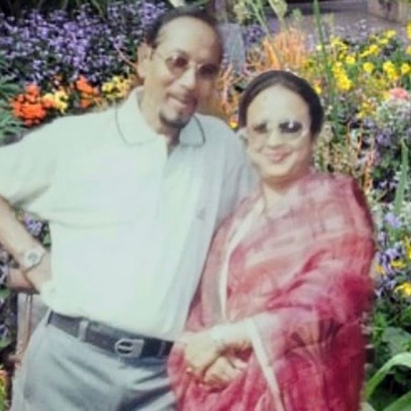 a picture of Rani Hazarika's parents before her father's demise