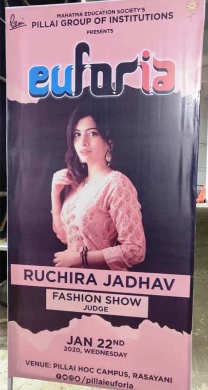 A banner for Euforia (2020) featuring Ruchira Jadhav as a Judge for the show