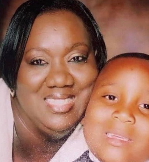 A childhood picture of Willie Spence with his mother