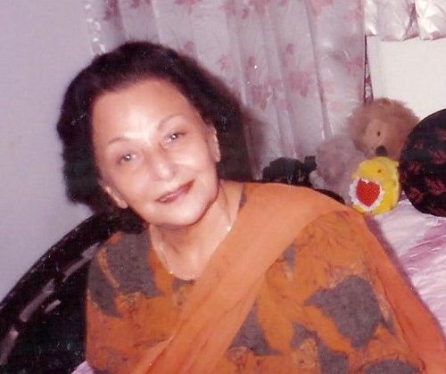 A photo of Anju Mahendru's mother