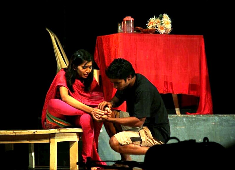 Ruchira Jadhav in a play