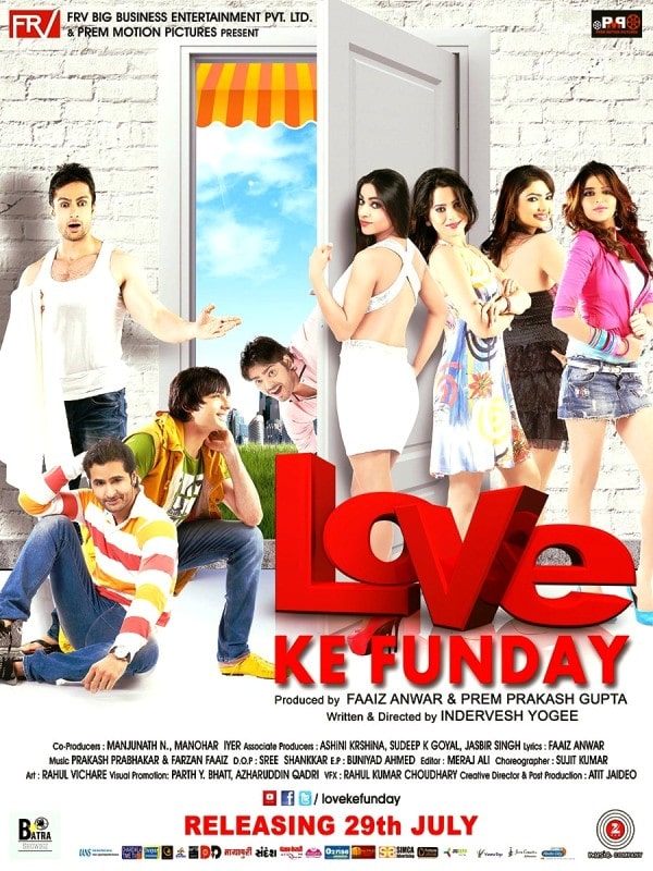 A poster of Shalin Bhanot's film Love Ke Funday