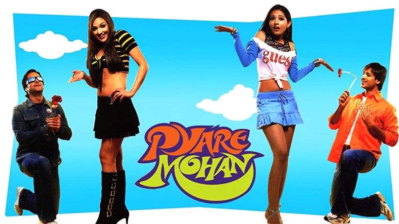 A poster of Shalin Bhanot's first film Pyare Mohan