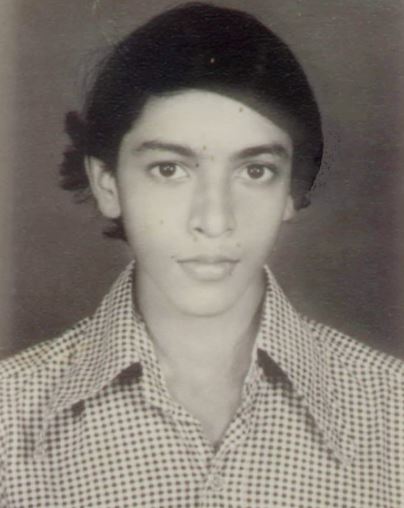 Babu Antony in his teens