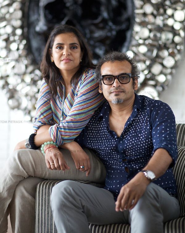 Bharti Kher with her husband Subodh Gupta