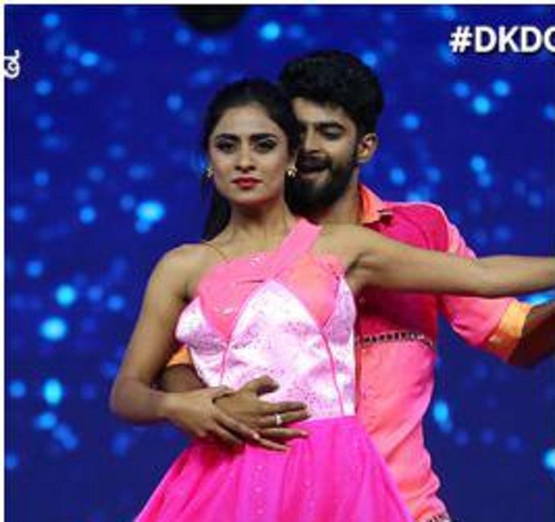 Deepika Das on the show 'Dance Karnataka Dance Family war season 1'