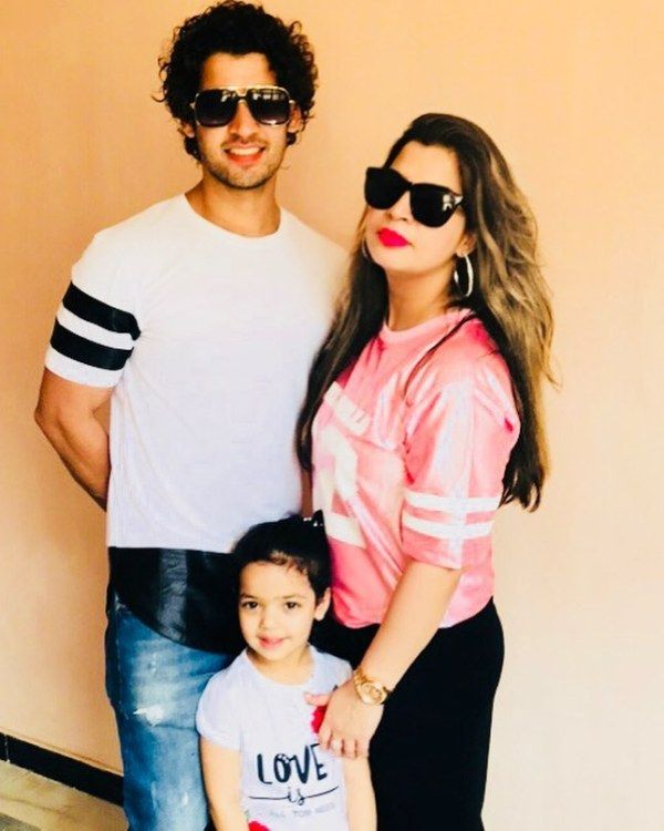 Gautam with his sister, Ankita, and her daughter
