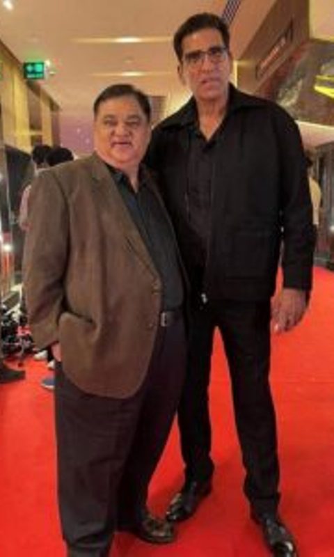 Harish Patel alongside actor Mukesh Rishi