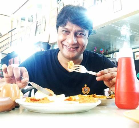 Kiran Mane's post about his food habit