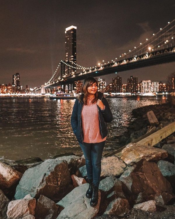 Kritika Goel during her New York trip