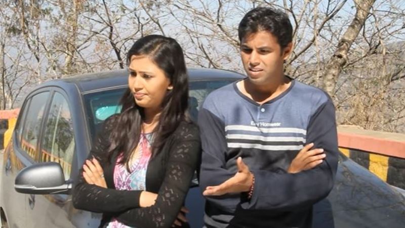 Neha Gowda in a still from the 2013 short film 'Take Off'