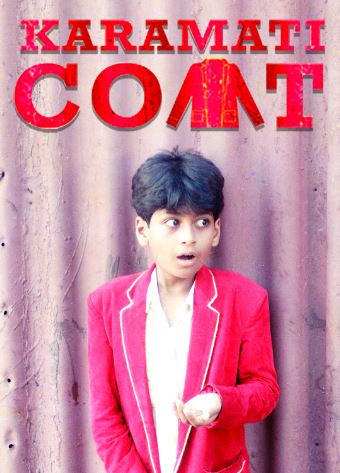 Om Raut on the poster of the film Karamati Coat in 1993